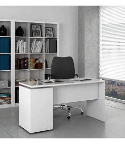 Mesa despacho Tokio tres cajones blanco artik 74 cm(alto)138 cm(ancho)60 cm(largo)