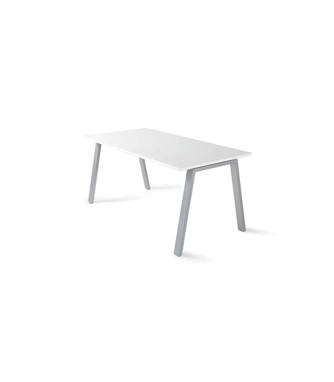 Mesa estudio Atrio acabado blanco, 73 cm(alto)140 cm(ancho)80 cm(fondo)
