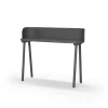 Mesa estudio Mod-634 acabado en color grafito, 40 x 120 x 95 cm (fondo x ancho x alto)