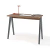 Mesa estudio Mod-629 acabado nogal/gris, 47x 107 x 78 cm (fondo x ancho x alto)