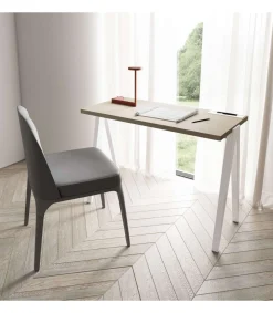 Mesa estudio Mod-629 acabado roble/blanco, 47x 107 x 78 cm (fondo x ancho x alto)