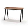 Mesa estudio Mod-Nairobi acabado nogal/negro, 47 x 110 x 81 cm (fondo x ancho x alto)