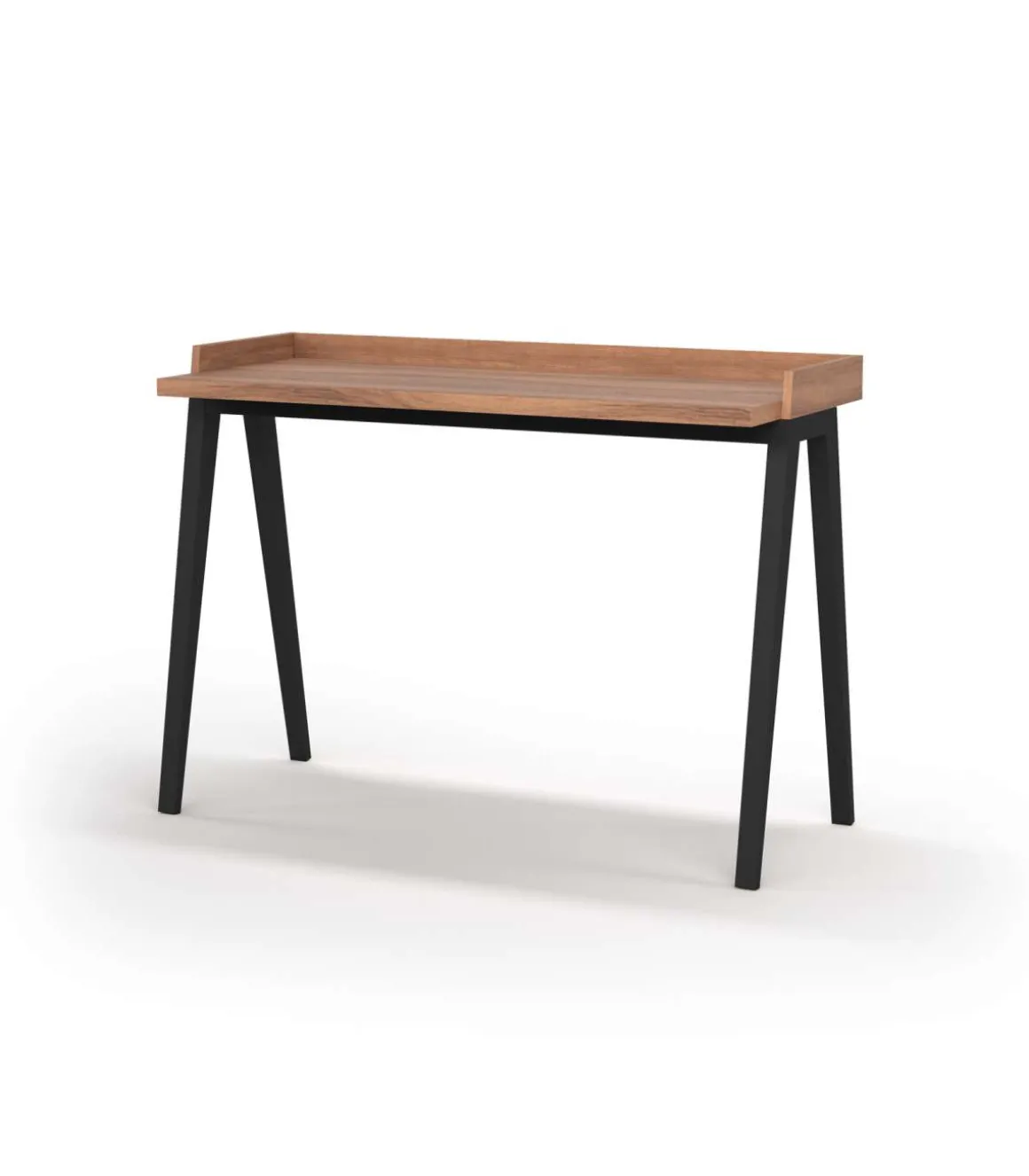 Mesa estudio Mod-Nairobi acabado nogal/negro, 47 x 110 x 81 cm (fondo x ancho x alto)