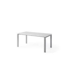 Mesa estudio Pórtico acabado blanco, 73 cm(alto)160 cm(ancho)80 cm(fondo)