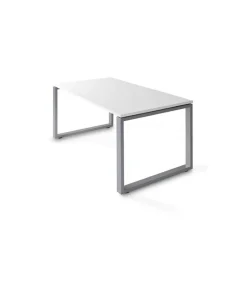 Mesa estudio Skala acabado blanco, 73 cm(alto)140 cm(ancho)80 cm(fondo)