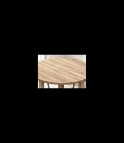 Mesa extensible Pablo en roble cambrian. 94/124 x 94 cm x 76 cm
