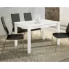 Mesa extensible Padul en roble blanco. 120/160 x 80 cm x 76 cm