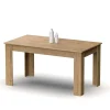 Mesa fija Kia para salón, cocina acabado roble gold, 77 cm(alto)140 cm(ancho)80 cm(largo)