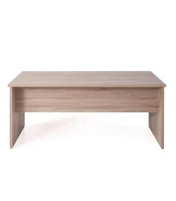 Mesa para oficina o estudio acabado olmo claro, 73 cm(alto)140 cm(ancho)80 cm(fondo)