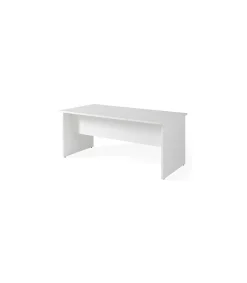Mesa para oficina o estudio acabado blanco, 73 cm(alto)160 cm(ancho)80 cm(fondo)