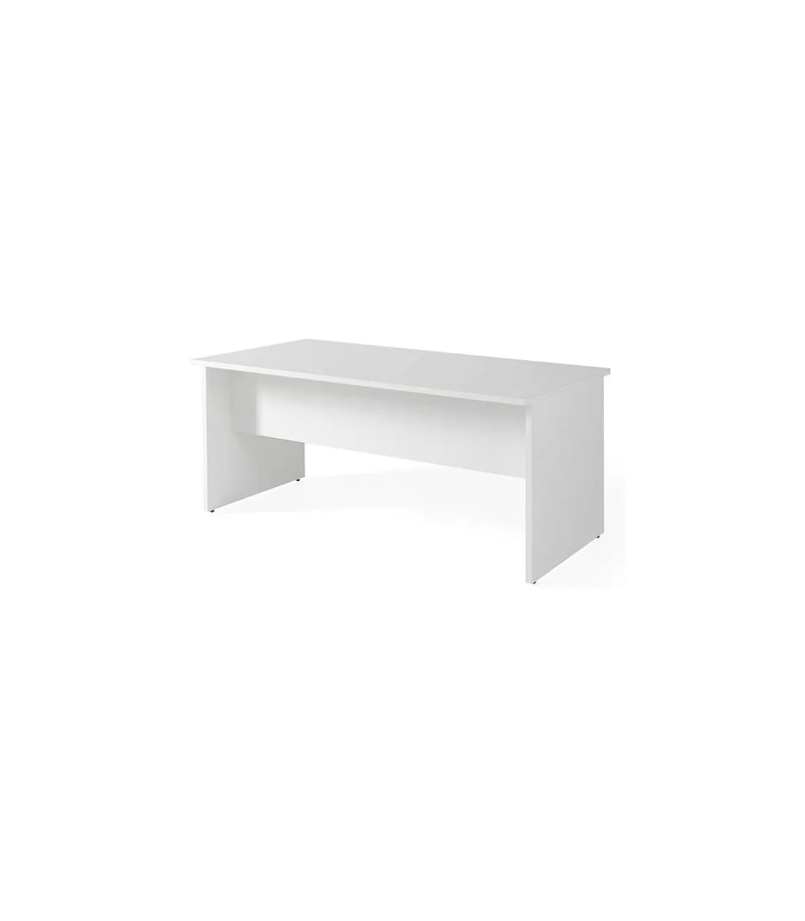 Mesa para oficina o estudio acabado blanco, 73 cm(alto)160 cm(ancho)80 cm(fondo)