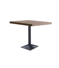 Mesa rectangular Bar Moss acabado oscuro /negro, 74cm(alto) 80cm(ancho) 60cm(largo)