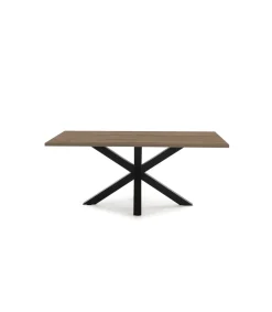 Mesa rectangular de comedor Caeli acabado nogal sabi 76cm(alto) 100cm(ancho) 180cm(largo)
