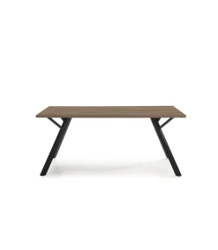 Mesa rectangular de comedor Paula acabado nogal sabi 76cm(alto) 90cm(ancho) 160cm(largo)