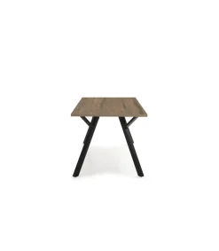 Mesa rectangular de comedor Paula acabado nogal sabi 76cm(alto) 90cm(ancho) 160cm(largo)