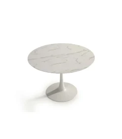 Mesa redonda modelo Adela acabado blanco, 75cm(alto) 110cm(ancho) 110cm(largo)
