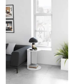 Mesa velador 540 para salón acabado blanco, 62cm(alto) 46cm(ancho) 55cm(largo)