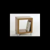 Mesita auxiliar kubox 1x1 acabado maple, 48 cm (alto) 41cm (ancho) 29 cm(fondo)