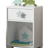 Mesita Sweet en acabado blanco atlas, 56 cm(alto)40 cm(ancho)33 cm(fondo)