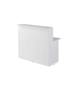 Mostrador para recepción,oficina o estudio acabado blanco 120 cm(ancho) 74 cm(fondo) 115 cm(alto)