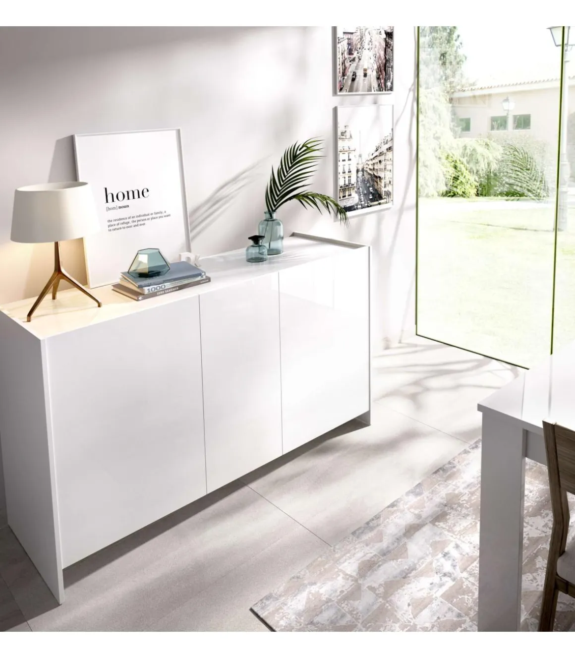 Mueble aparador Aldeaquemada 3 puertas 76 cm(alto)138 cm(ancho) 42 cm(largo)