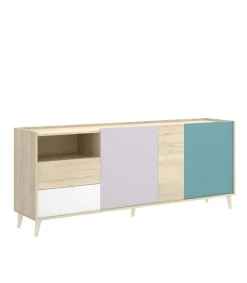 Mueble aparador La Iruela 3 puertas 2 cajones 75 cm(lato)180 cm(ancho)43 cm(largo)