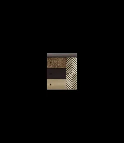 Mueble aparador Md-Alquife 1 puerta 3 cajones acabado negro, 85cm(ancho) 78cm(altura) 43cm(fondo)
