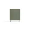 Mueble auxiliar modelo Arista 3 puertas acabado verde, 40cm(ancho) 120cm(alto) 95cm (largo)