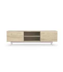 Mueble bajo televisión Md-608-2 en color roble, 52cm(alto) 180cm(ancho) 43cm(largo)