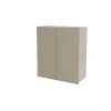 Mueble cocina alto con dos puertas en color visón, 90 cm(alto)80 cm(ancho)35 cm(largo)