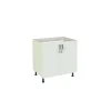 Mueble cocina fregadero 2 puertas en blanco. 83 cm(alto)80 cm(ancho)58 cm(largo)