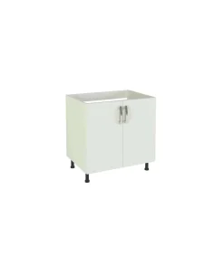 Mueble cocina fregadero 2 puertas en blanco. 83 cm(alto)80 cm(ancho)58 cm(largo)