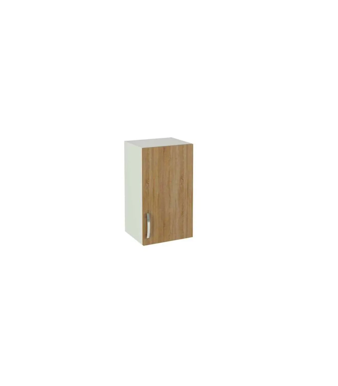 Mueble cocina para colgar con 1 puerta en roble cortez. 70 cm(alto)40 cm(ancho)33 cm(largo)