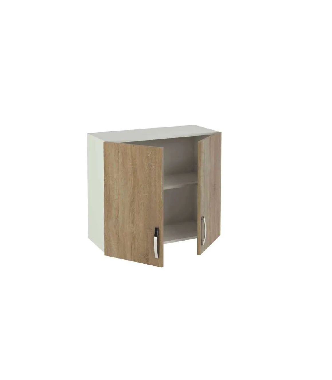 Mueble cocina para colgar con 2 puertas en roble cortez. 70 cm(alto)80 cm(ancho)33 cm(largo)