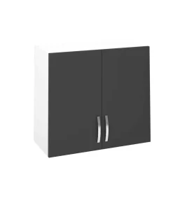 Mueble cocina para colgar con 2 puertas en gris parís. 70 cm(alto)80 cm(ancho)33 cm(largo)