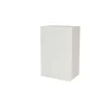 Mueble de cocina alto con una puerta en gris cream y blanco mate. 90 cm(alto)60 cm(ancho)35 cm(largo)