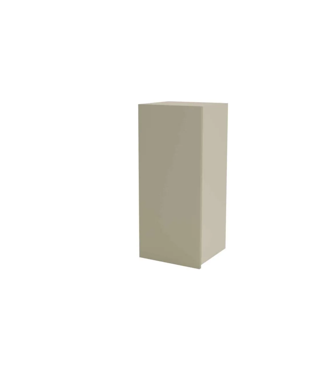 Mueble de cocina alto con una puerta en gris cream y vison. 90 cm(alto)40 cm(ancho)35 cm(largo)