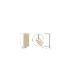 Mueble de cocina alto con una puerta en gris cream y vison. 90 cm(alto)40 cm(ancho)35 cm(largo)