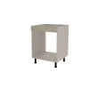 Mueble de cocina para horno en gris cream y vison. 85 cm(alto)60 cm(ancho)60 cm(largo)
