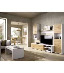 Mueble de salon Kala Blanco Nordic180 cm(alto)220 cm(ancho)41 cm(largo)