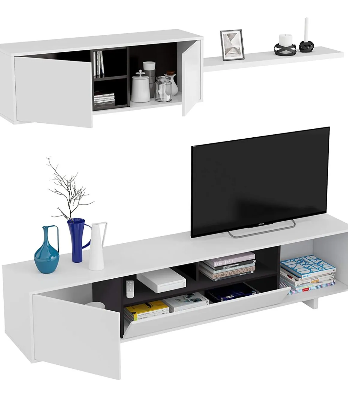 Mueble de salon Sirva 46 cm(alto)200 cm(ancho)41 cm(largo)