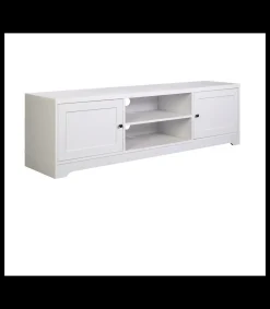 Mueble para televisión Md-Ottavia 2 puertas acabado blanco, 160cm(ancho) 46cm(altura) 39.5m(fondo).
