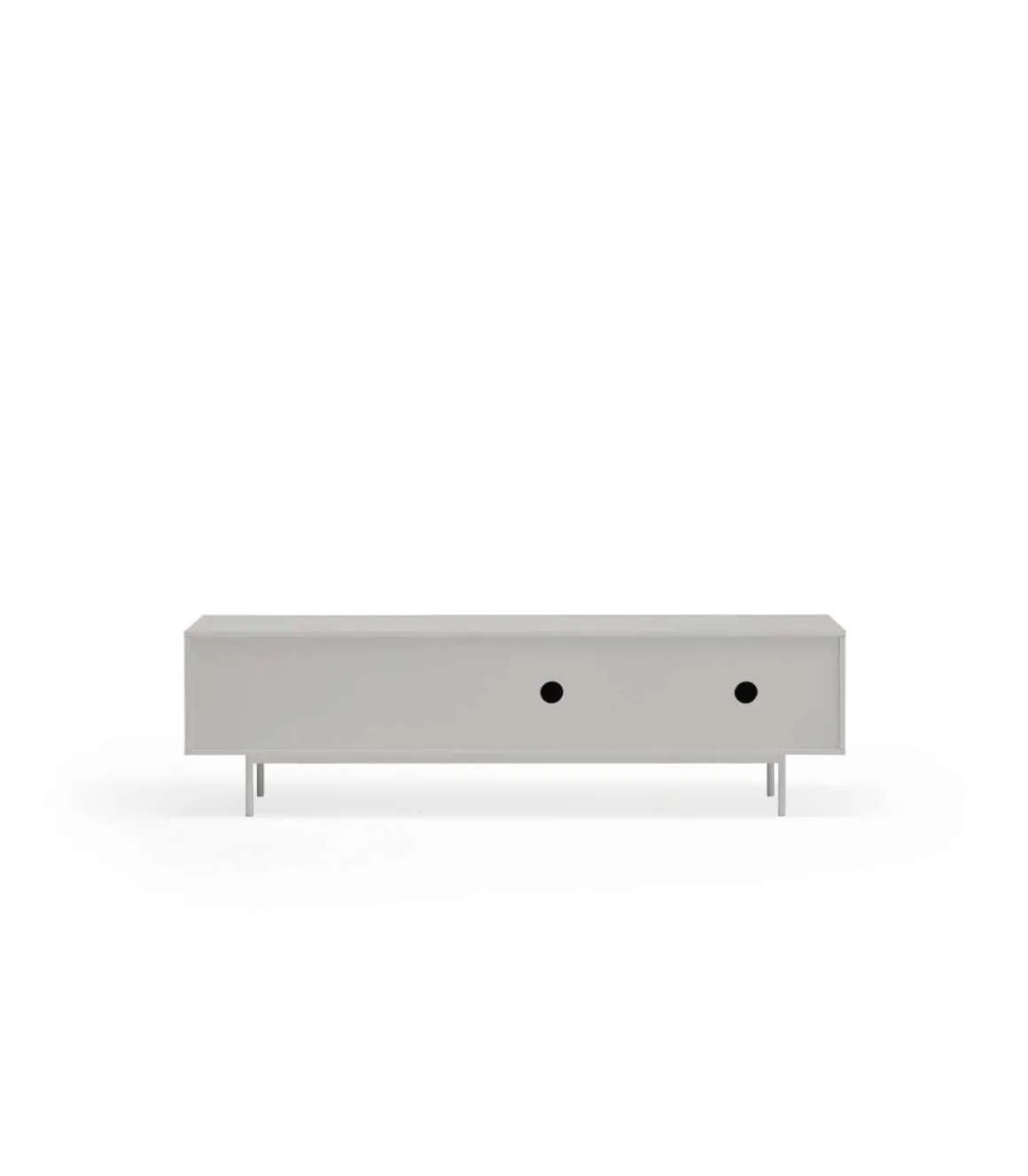 Mueble para televisión modelo Sierra 2 puertas 3 cajones acabado gris claro/roble, 40cm(ancho) 52cm(alto) 180cm (largo)