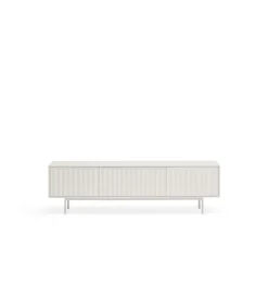 Mueble para televisión modelo Sierra 3 puertas acabado blanco, 40cm(ancho) 52cm(alto) 180cm (largo)