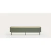 Mueble para televisión modelo Arista 1 puerta 2 cajones acabado verde, 40cm(ancho) 45cm(alto) 180cm (largo)