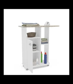 Mueble planchador Md-Asfeld2 acabado blanco, 91cm(alto) 90.5m(ancho) 36.5m(largo)