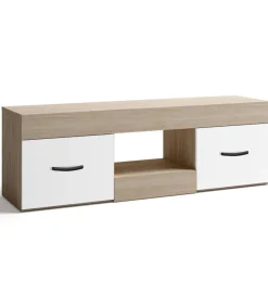 Mueble televisión Ayna acabado sable-blanco 48 cm(alto)150 cm(ancho)39.9 cm(largo)