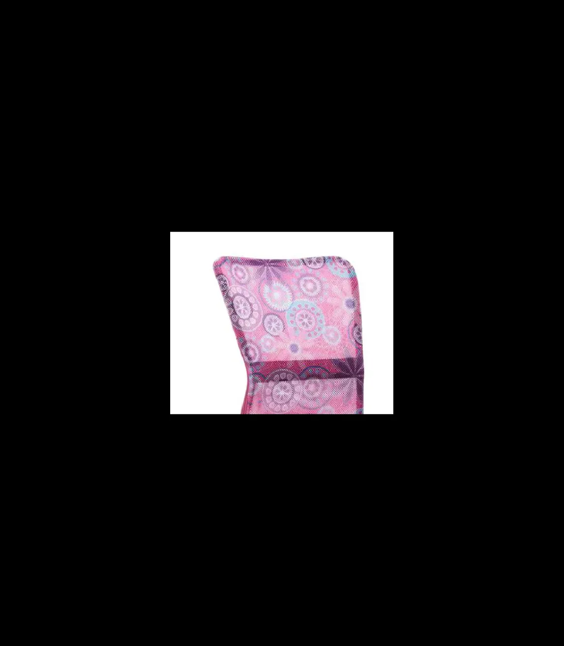 Pack de 2 sillas de oficina Rosaura con malla, altura regulable acabado rosa. 51cm(ancho ) 124/134cm(altura) 70cm(fondo)