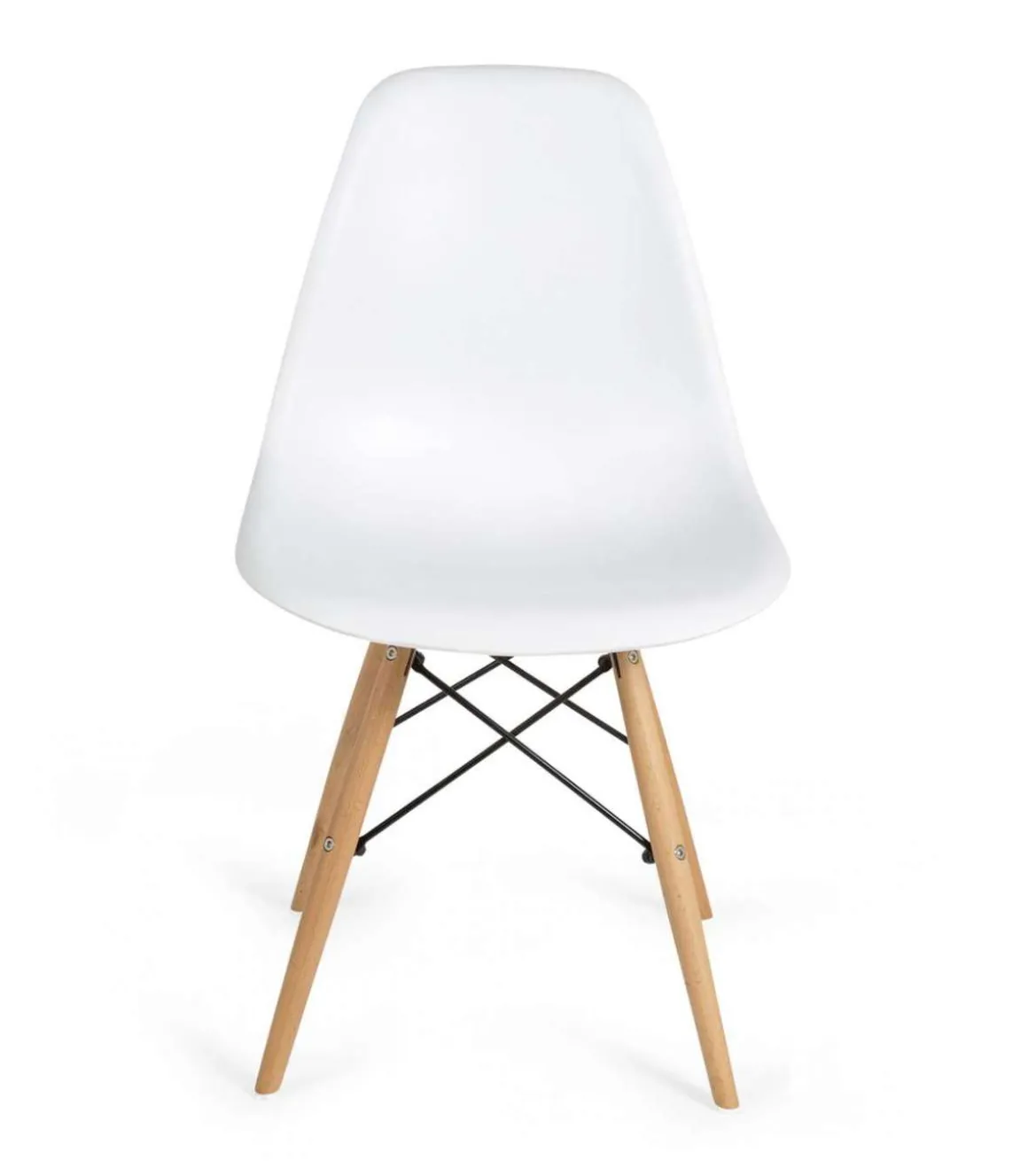 Pack de 4 Sillas Dereck en color blanco 42 cm(ancho) 81 cm(altura) 46 cm(fondo)