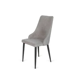 Pack de 4 sillas Imperial acabado gris claro, 94 cm (alto) 48 cm (ancho) 57 cm (fondo)